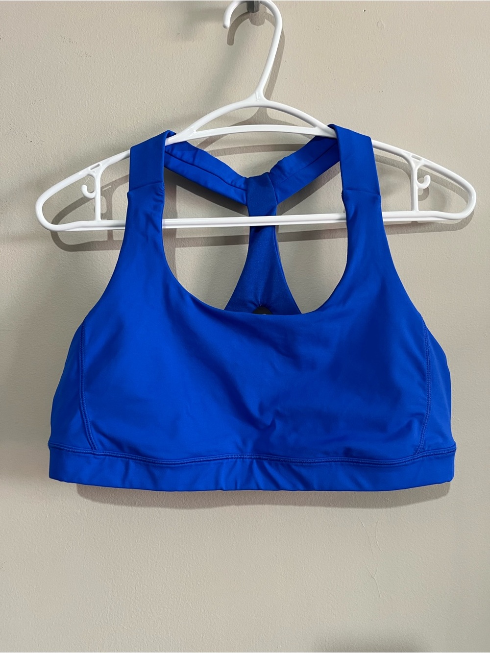 Lululemon Fast Lane Bra size 12 royal blue